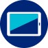 Computer tablet  icon